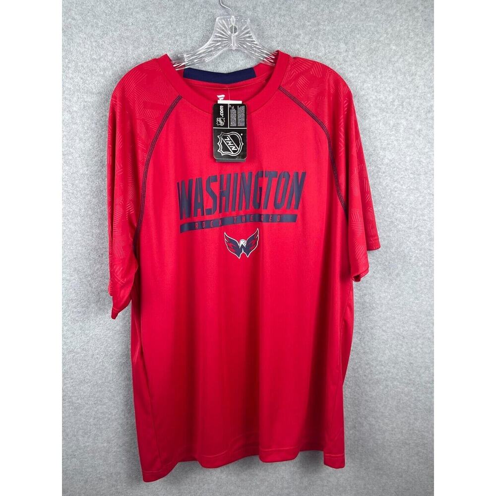 Fanatics Washington Capitals T Shirt Mens XL Red Short Sleeve NHL Hockey